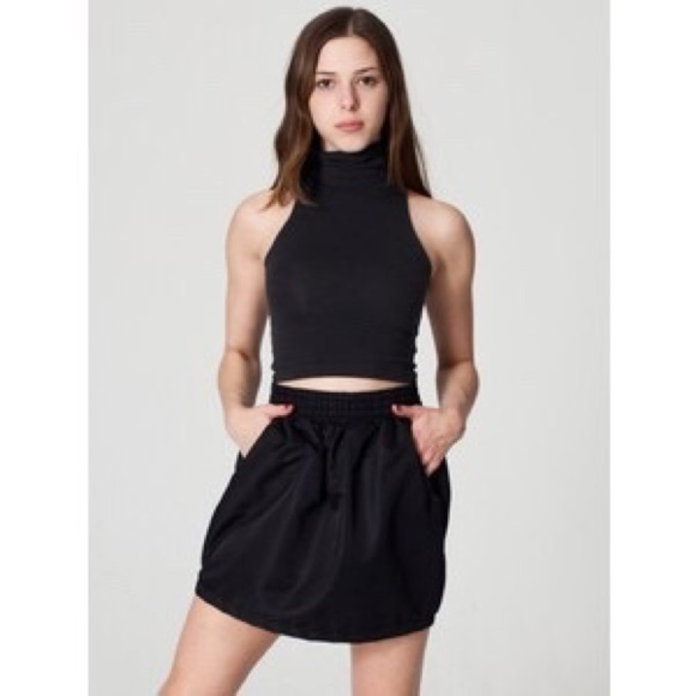 American Apparel Tulip Skirt In PURPLE